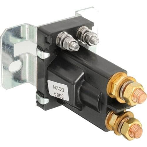 Dual Battery Isolator Relay Start On/Off 4 Pin 500A 12V For Car Power Switch