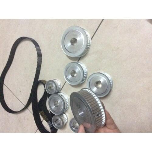 Good quality customized 15teeth T10 (10mm pitch) aluminum alloy timing belt pulley