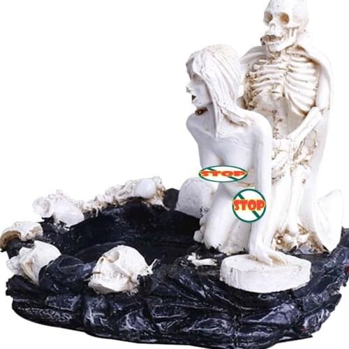 Beauty Ashtray Lady Skull Ash Tray Fashion Multifunctional Home Room Halloween Decorations Cigarette Ashtray Gift ashtray