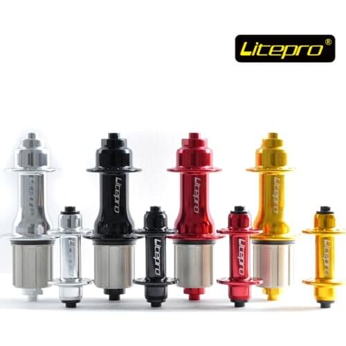 Litepro 4 Bearing 20-28H Hub Bike V Brake Hub Black Red Silver Gold Bicycle Parts