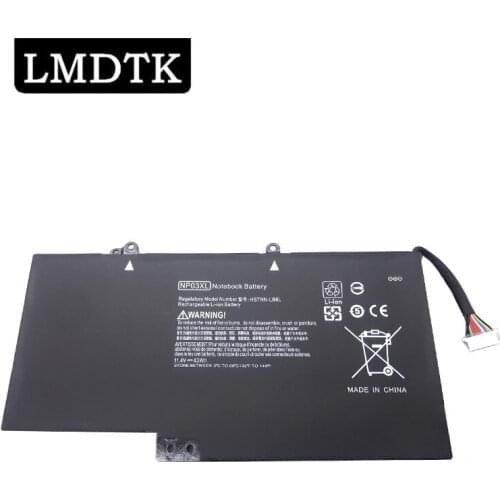 LMDTK New laptop battery for hp Envy 15-U010dx X360 Pavilion X360 11-K049Tu NP03XL HSTNN-LB6L 760944-421 TPN-Q149 TPN-Q146