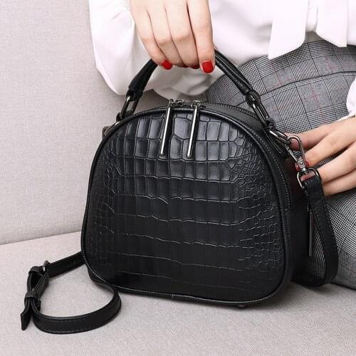 Genuine Leather Shoulder Bags for women Luxury Handbag Fashion Ladies Shopping Totes Crossbody Bag Female Party Purse