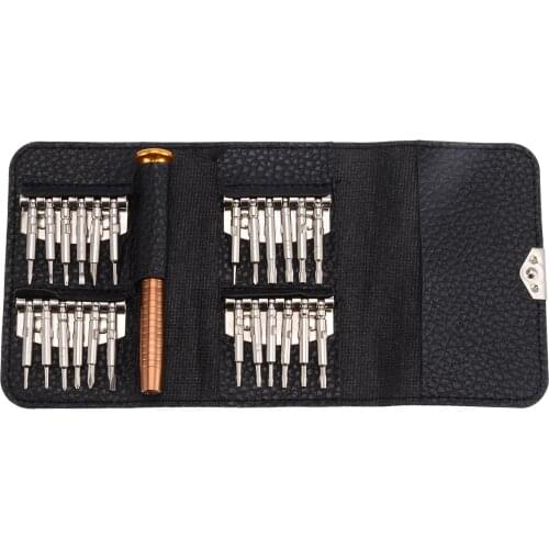 New 25in1 Precision Screwdriver Set Steel T2-T15 Torx Screwdriver Hand Tool Set Multi Professional For Digital Products Repair