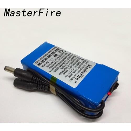 MasterFire New Portable Super 12V 3000mAh Rechargeable Lithium-ion Battery Li-ion Batteries Pack For CCTV Camera YSN-12300