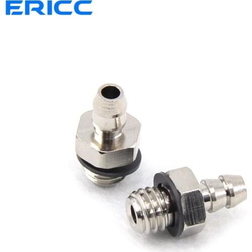 Air Pneumatic Hose to M3 Male Mini Barb Fitting / M-3AU-3 M-5AU-3 M-3AU-4 M-5AU-4 M-5AU-6 Brass