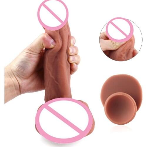 Realistic Penis Soft Silicone Dildos for Women Lesbian Toys Big Fake Dick Females Masturbation Sex toys Adult Erotic Product