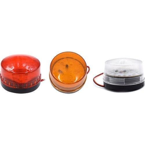 Manufacturer Wholesale Red Orange White Led Flashing Warning Light Lamp Security Alarm LED Light