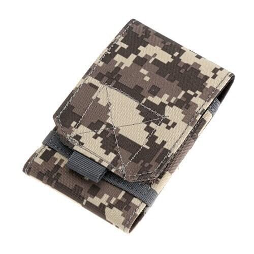 Tactical Military Cell Phone Pouch Military Style Mobile Phone Carrying Bag Pouch Pocket for Outdoor Activities Nylon
