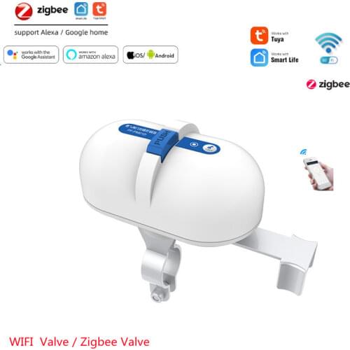 Zigbee Tuya Wifi Smart Gas Leak Valve Water Valve Switch Automatic Remote Controller Valve Wifi Manipulator Gas Water Valve