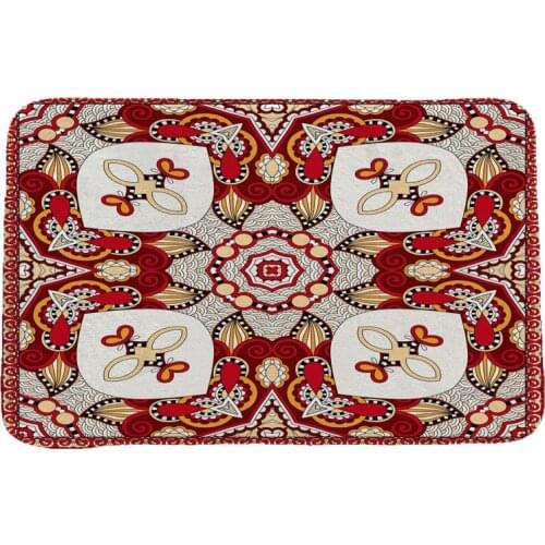 Ethnic Style National Customs Rug Hallway Carpets and Rugs for Bedroom Living Room Carpet Kitchen Bathroom Anti-Slip Floor Mats