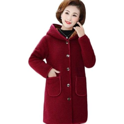 Imitation Lamb Wool Outerwear Women Top Selling Product In 2021 Fashion Fur Women Coat Autumn/Winter Oversized Coat Mujer