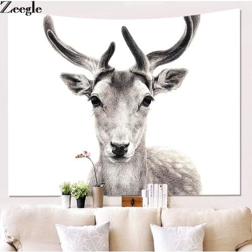 Zeegle Wall Hang Tapestry Home Art Tapestry Creative Beach Towel Picnic Blanket Bedspread Yoga Mat Blanket Printed Tapestry