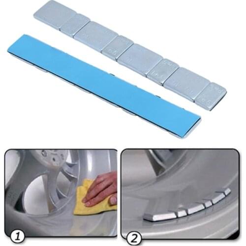 1 Packs Wheel Balance Weight Car Tire Adhesive Iron Wheel Tyre Balancer Wheel Balancing Block Weight For Cars Motorbike