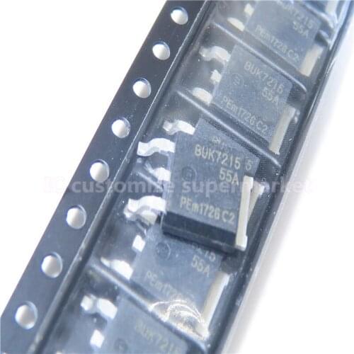 10PCS/LOT NWE BUK7215-55A TO-252 55V 55A SMD Transistor
