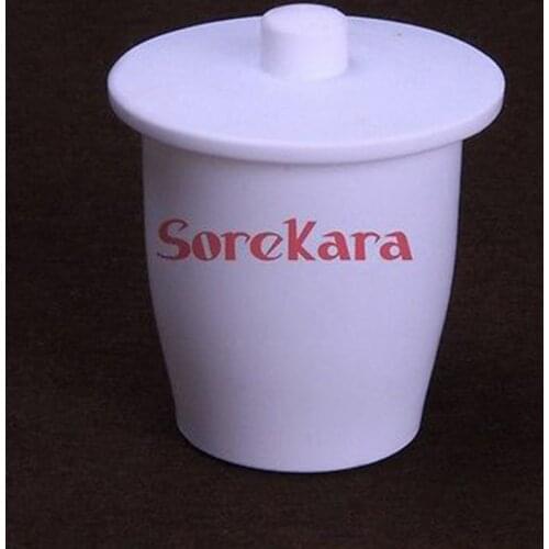 100ml PTFE Crucible Cup with Cover Lid PTFE Beaker Acid Alkali Resistance