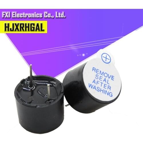 100PCS New Arrival 10pcs 5v Active Buzzer Magnetic Long Continous Beep Tone 12*9.5mm