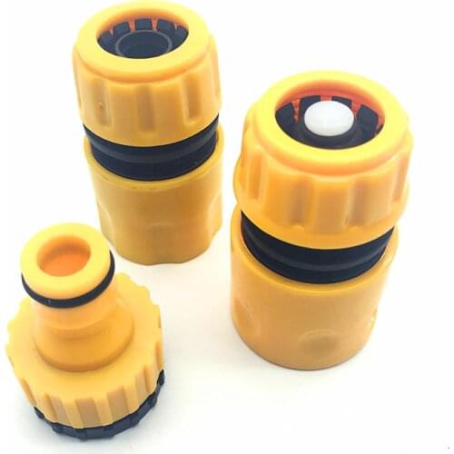 3 pcs Garden Water Pipe sealing(Stop water) Connectors Hose Fittings Irrigation System For Water Gun Connector 1/2" 3/4'' Tap