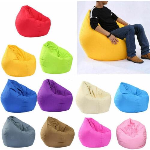 Large Bean Bag Sofa Cover Waterproof Sofa Cover Seat Home Soft Lazy Sofa Cozy Single Chair Seat Furniture Cover