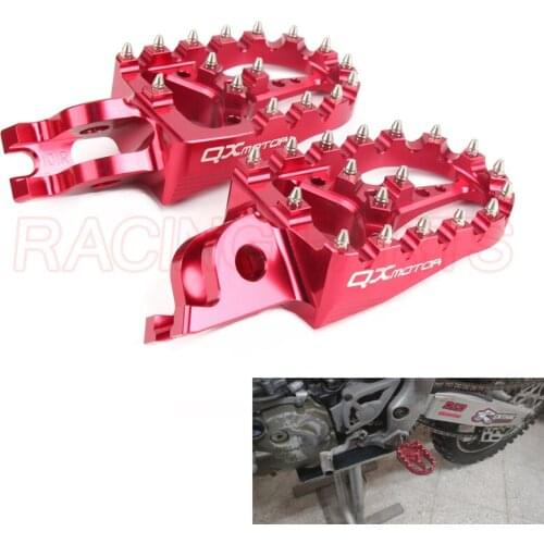 CNC Billet MX Foot Pegs Rests Pedals Footpegs For crf450r crf 450 crf250r crf250x CR125/250 2002-2017