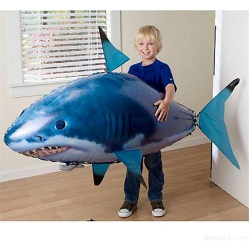 Children Remote Control Flying Air Balloon Shark Air Swimming Fish Infrared RC Nemo Fly Clown Fish Kid Party Robots Self Defense