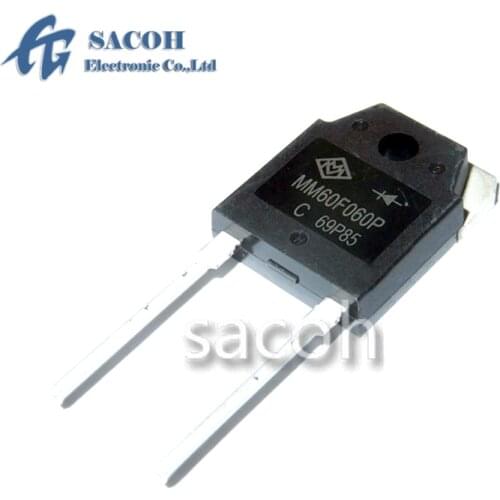 New 10PCS/Lot MM60F060P MM60F060 or MM60F060BC MM60F060B or MM60FU060P MM60FU060B MM60FU060 TO-3P 60A 600V Fast Recovery Diode
