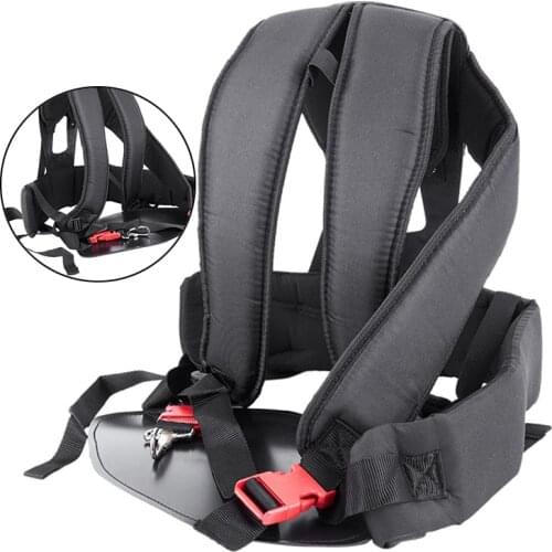 Double Adjustable Lawn Universal Quick Release Padded Tools Trimmer Mower Harness Shoulder Strap for Garden Supply Accessories