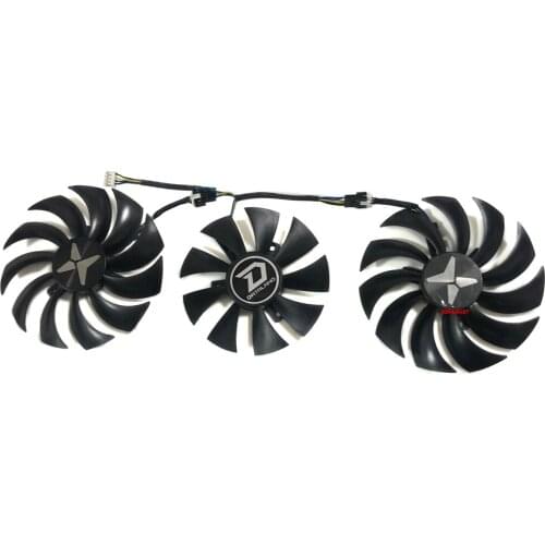 3Pcs/Set DIY GA91S2H GAA8S2U Graphics Fan GPU VGA Cooler For Powercolor AXRX 6900XT 6800XT RX6800 16GB Cards Replace