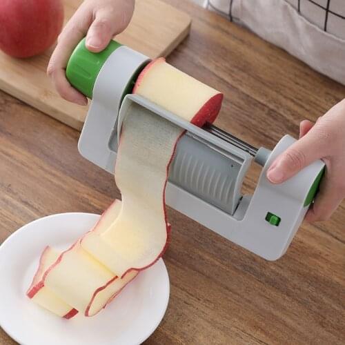 Kitchen Utensils Household Multifunctional Peeler Manual Rotary Fruit and Vegetable Slicer Potato Apple Cutter