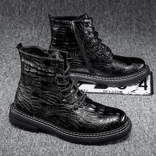 Fashion Winter Warm Men Boots Outdoor Waterproof Snow Boots High Top Mans Footwear Breathable Casual Men Shoes