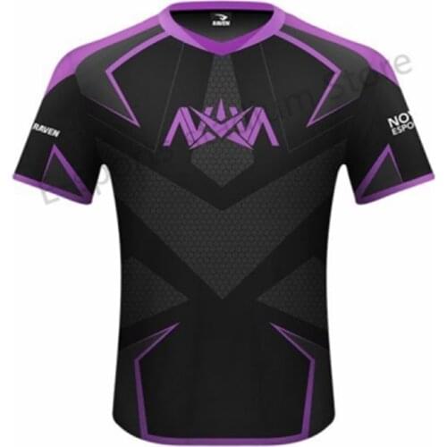 Mens T-shirt New NOVA Team Official Hot Short-sleeved Casual Gaming Team Uniform T-shirt League of Legends LOL CSGO T-shirt