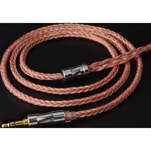 NiceHCK C16-3 16 Cores High Purity Copper Cable 3.5/2.5/4.4mm Plug MMCX/2Pin/QDC/NX7 Pin For ZSX C12 C9 TFZ NiceHCK NX7 Pro/DB3