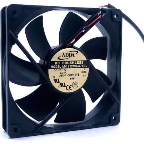 New For ADDA AD1212MB-A71GL 120mm cooling fan 12V 0.33A 2050RPM axial fan