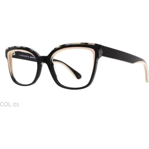 Lamarca frame glasses eyeglasses women Cod. Cast 46 color 01 Cal. 53/18