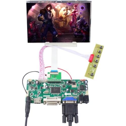 HD MI DVI VGA lcd Controller board 7inch HSD070PWW1 1280x800 IPS lcd panel