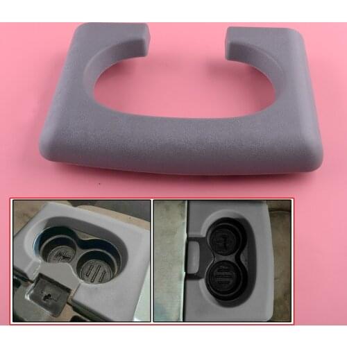 Gray Car Center Console Cup Holder Pad in Bench Seat Fit for Ford F150 2004 2005 2006 2007 2008 2009 2010 2011 2012 2013 2014