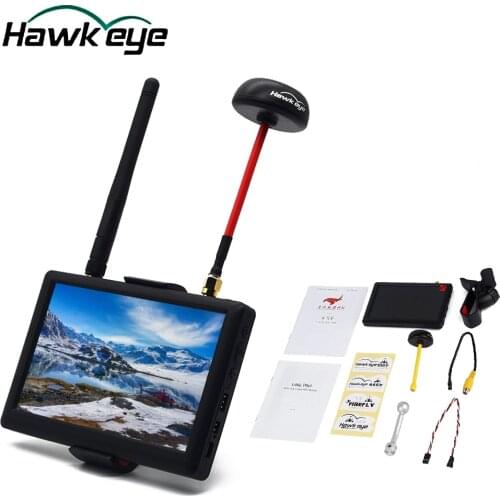Hawk Eye 5 inch High Definition HD 5.8G 40CH FPV Monitor for QAV250 Racing Drone Photography Display