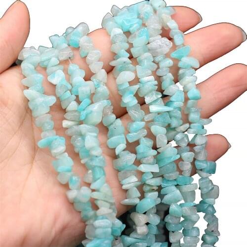 Natural Stone Beads Charm Irregular Gravel Loose Beads 5-8mm 16 inch For DIY Bracelet Jewelry Accessories Finding Making