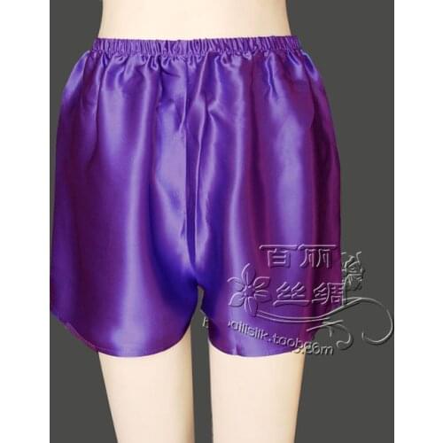 Special offer 100% mulberry silk shorts Scanties pants are lining divided skirt