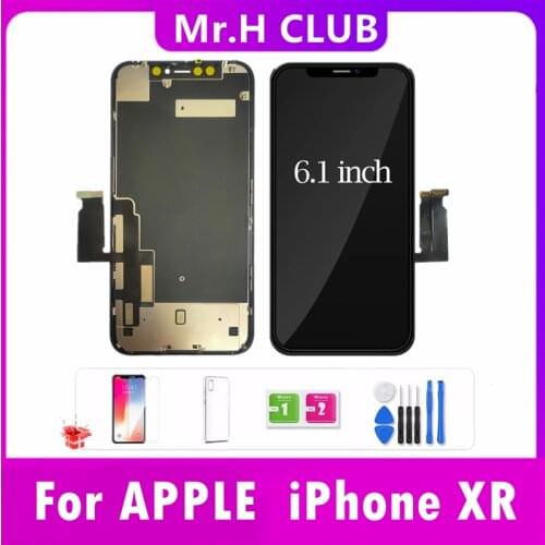 Hight Quality Display For iPhone XR OLED Screen Replacement With 3D Perfect Touch LCD True Tone No Dead Pixel For iphone 8