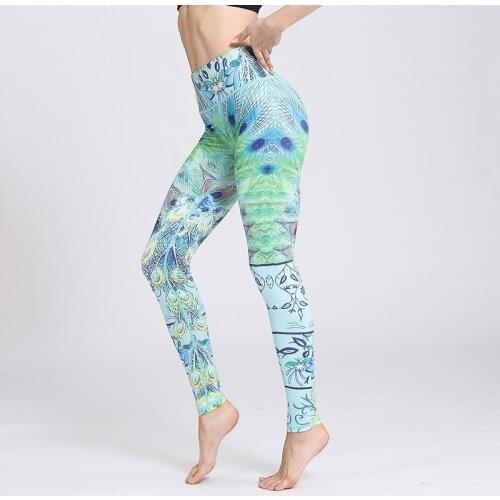 2019 Women Fitness Power Flex Yoga Pants Legging Gym Sexy Workout Legging Running Sportswear Exercise Pants