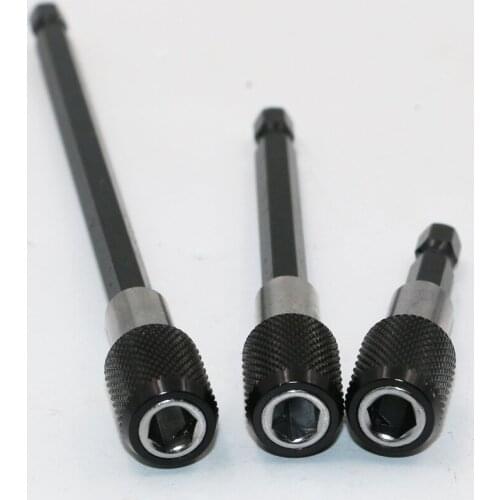 1/4 Inch Hex Shank Quick Release Screwdriver Bit Holder Extension Bar 60mm 100mm 150mm