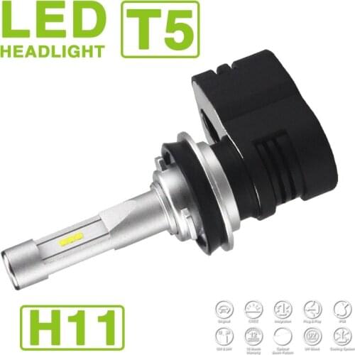 1 Set H8 H9 H11 H16(JP) Turbine T5 LED Headlight H1 H4 H7 9005 9006 9012 D1/D2/D3/D4S 60W 9600LM CSP Chips All-in-one Lamp Bulb