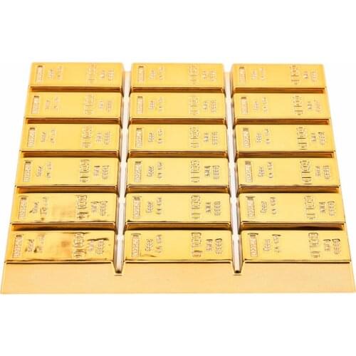 1Pc Simulation Gold Brick Cup Mat Hot Sale Coffee Drink Placemat Table Drinks Coaster Pad Wholesale