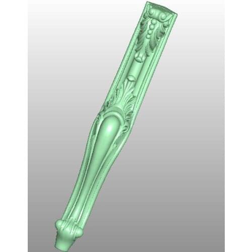 3D model STL format file for cnc router engraving furniture sofa cabinet chair leg pattern Artcam 745