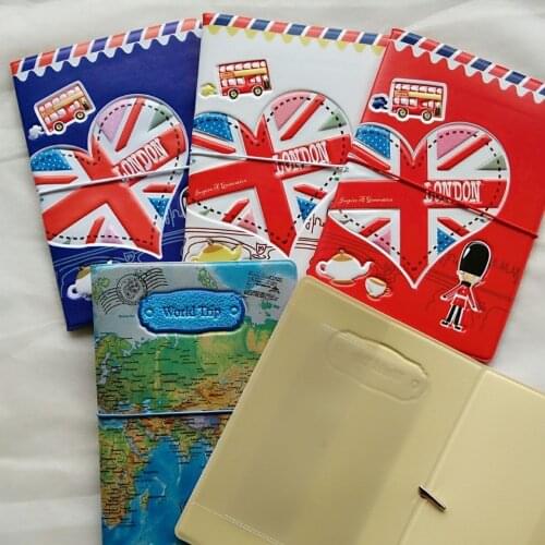 2020 Hot sale Women & Men Fashion PU Leather Travel Passport Holder ID Card Bag Passport Cover Wallet Protective Sleeve