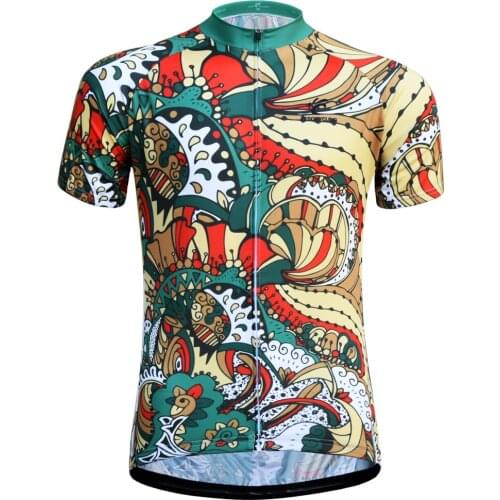 JESOCYCLING Cycling Jersey Men Bike Jersey Pro Team Breathable MTB Bicycle Jersey Top Short Sleeve Maillot Ciclismo