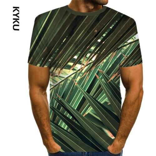 KYKU Mens Summer 3D Hawaiian T Shirts Hipster Casual Short Sleeve T Shirt Men Women Hip Hop Harajuku Streetwear T-shirt Male