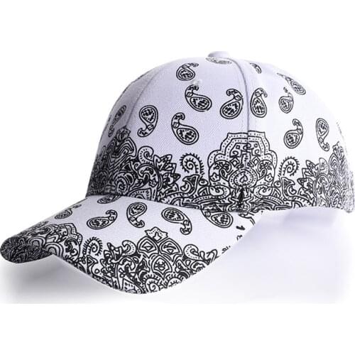 Fashion Summer Cashew Nuts Baseball Cap Adjustable Women UV Plant Snapback Hat Unisex
