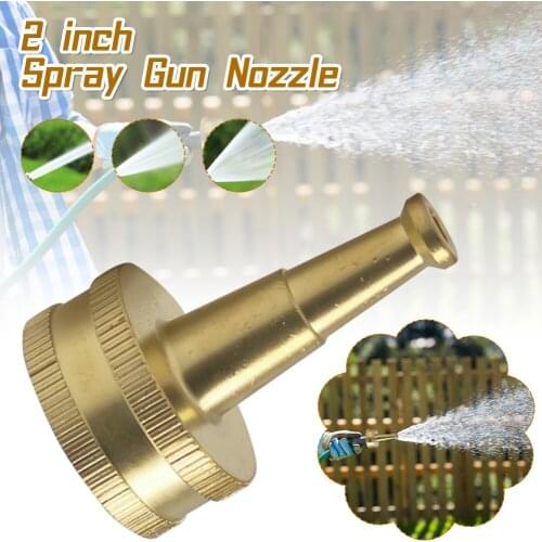 2Inch Watering Nozzle Hose Connection Water Sprayer Nozzle Garden Car Watering Agricultural Irrigation Sprinkler Nozzle Parts