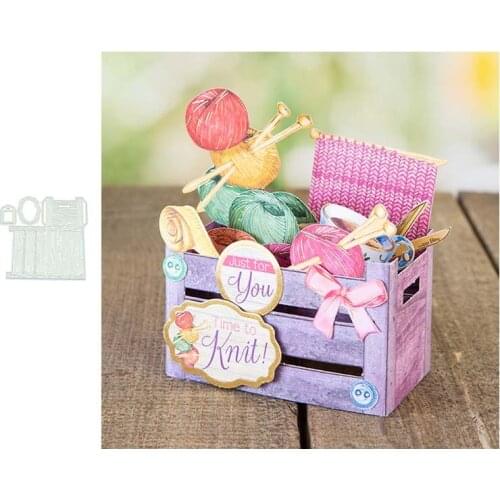 2021 New DIY Storage Box Metal Cutting Dies Stencil Craft Die Cut Make Mould Decoration Template for Scrapbooking Design Model